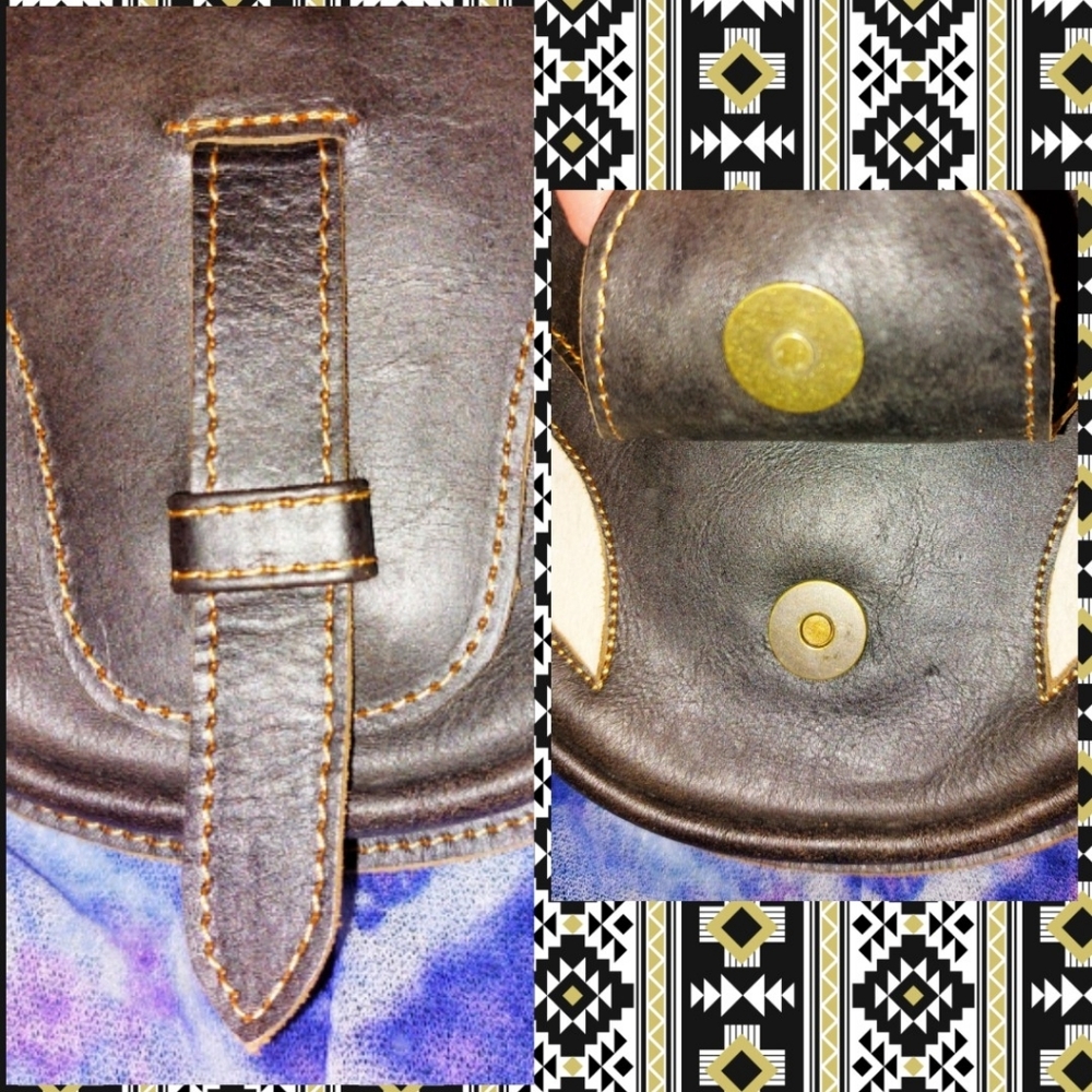 Unbranded Chocolate Brown Genuine Leather Fanny/Waist/Belt Bag - Picture 4 of 8